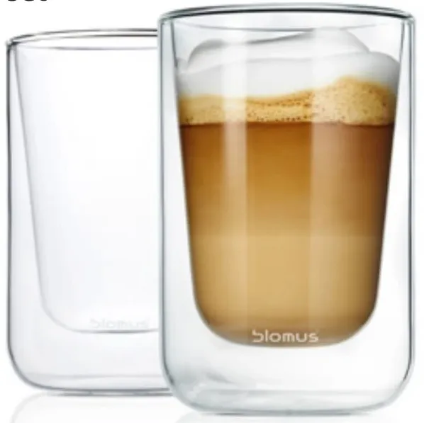 Nero Cappucinoglas 2-pack